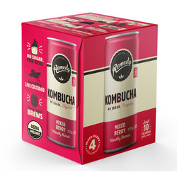 Mixed Berry Kombucha 6-4pk/11oz