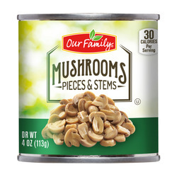 Mushrooms Pieces & Stems 24/4oz