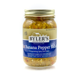 Hot Banana Pepper Relish 12/16oz