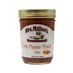 Hot Pepper Peach Jam 12/9oz