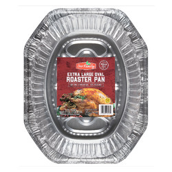 Foil Oval Roaster Pan 12/1ct