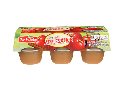 Cinnamon Applesauce Cups 12/6ct