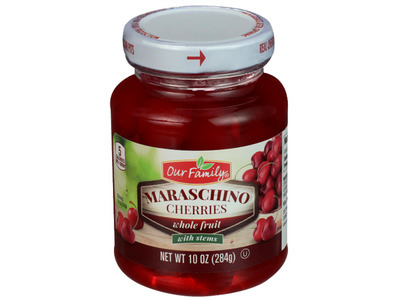 Maraschino Cherries with Stems 12/10oz