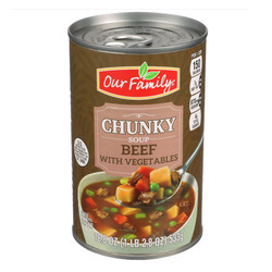 Chunky Beef w/ Vegetables, Ready-To-Eat 12/18.6oz