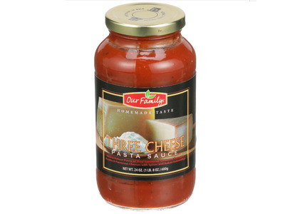 Three Cheese Pasta Sauce 12/24oz