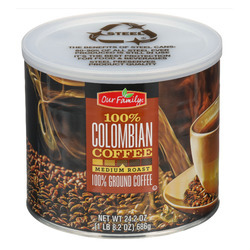 Ground Columbian Coffee 6/24.2oz