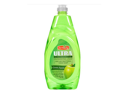 Green Apple Liquid Dish Soap 9/24oz