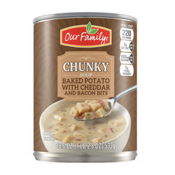 Chunky Baked Potato w/ Cheddar & Bacon, Ready-To-Eat 12/18.8oz
