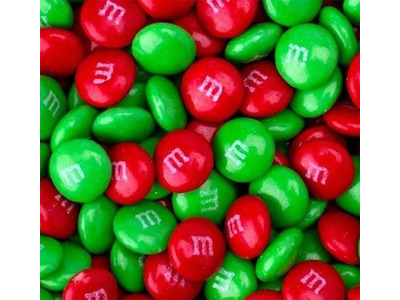 Milk Chocolate Christmas M&M's 25lb
