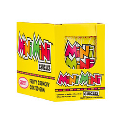 Mini Mini Chicles Fruit Gum 20ct