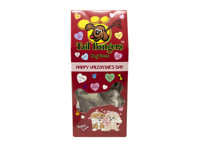 Valentine Dog Treats Caddy 10/8oz