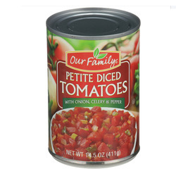Petite Diced Tomatoes with Onion, Celery & Pepper 24/14.5oz