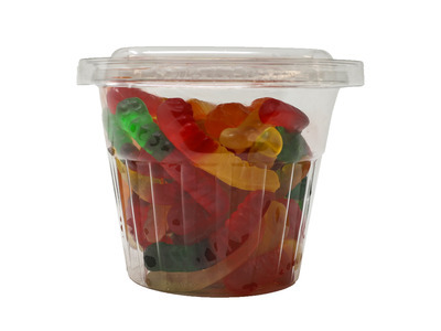 Assorted Gummi Worms 12/8oz