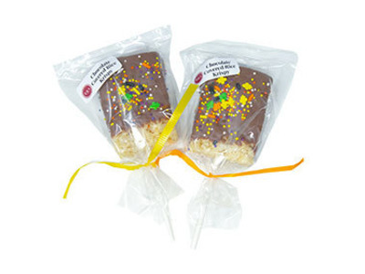 Fall Milk Chocolate Covered Rice Krispy Treat 24ct