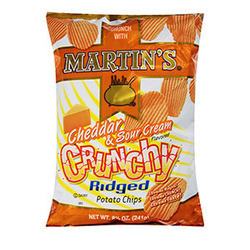 Cheddar & Sour Cream Ridged Potato Chips 8/8.5oz