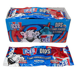 ICEE® Dips Candy Powder & Stick 3pk 18ct