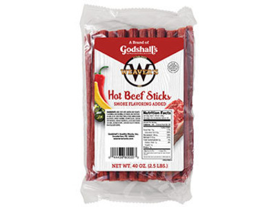 Hot Beef Sticks 150 ct. 2/2.5lb