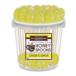 Ginger & Lemon Honey Spoons Tub 1/50ct