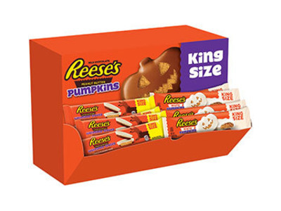 Assorted King Size Pumpkin Display 72ct