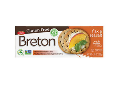 Gluten Free Flax & Sea Salt Crackers 6/4.76oz