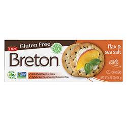 Gluten Free Flax & Sea Salt Crackers 6/4.76oz
