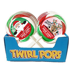Christmas Twirl Pops 12/1oz