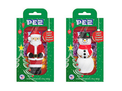 Santa & Snowman Ornament Dispensers 12ct