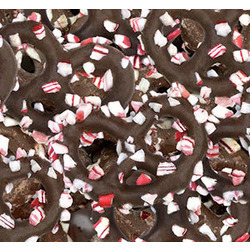Milk Chocolate Peppermint Pretzels 15lb