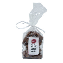 Milk Chocolate Sea Salt Caramel Pretzel Turtles 24/8oz