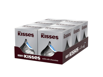 Solid Milk Chocolate Kiss 1.45oz 4/6ct