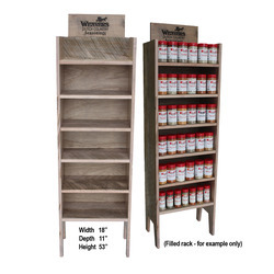 Wooden Display Shelf 1ct