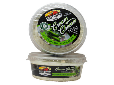 Dill & Fresh Garlic with Cucumbers Cream Cheese Spread 12/7oz