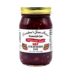 Homestyle Hot Strawberry Jam 12/16oz