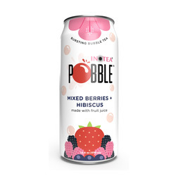 Mixed Berries + Hibiscus Bubble Tea 24/16.6oz