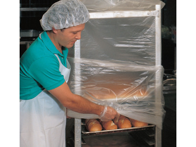 52"x80" .6 mil Bun Pan Rack Cover 50ct