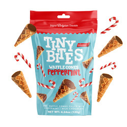 Peppermint Tiny Bites Waffle Cones 12/4.24oz