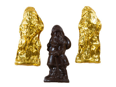Dark Chocolate Santas 48ct