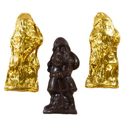 Dark Chocolate Santas 48ct