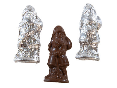 Milk Chocolate Santas 48ct