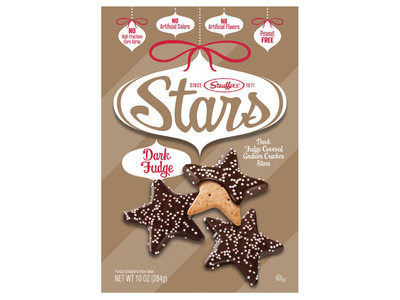 Dark Fudge Stars 12/10oz