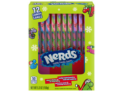 Nerds Candy Canes 12/12ct