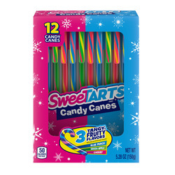 SweeTARTS Candy Canes 24/12ct