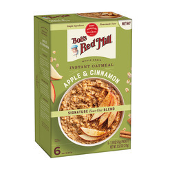 Apple & Cinnamon Instant Oatmeal 4/6-1.59oz