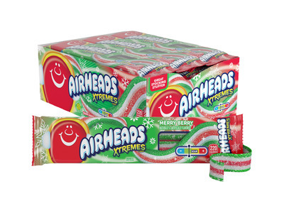 Airheads Xtremes Holiday Merry Berry Belts 18ct