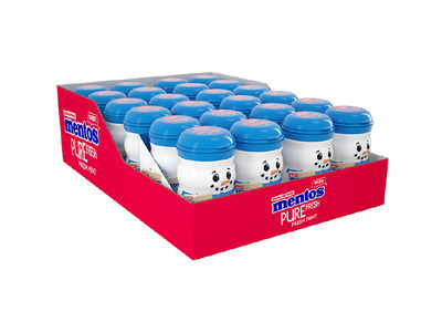 Mentos Fresh Mint Gum 6/4ct