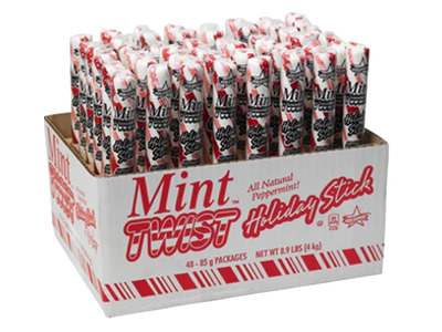Red & White Peppermint Sticks 48/3.5oz