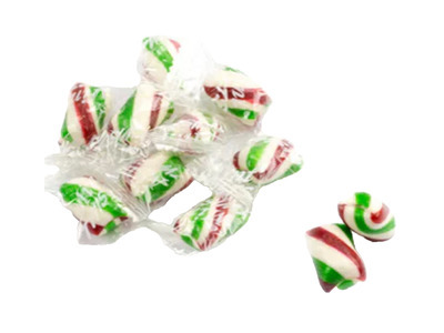 Red & Green Mint Twists 25lb