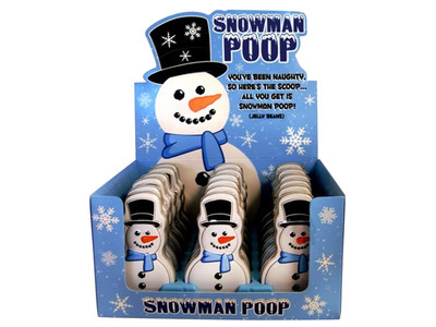 Snowman Poop Tin 18ct