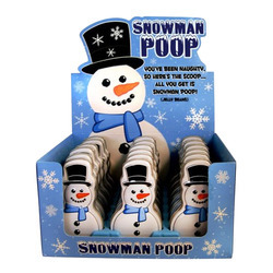 Snowman Poop Tin 18ct