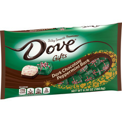 Dove Dark Chocolate Peppermint Bark Holiday Bag 36/7.94oz